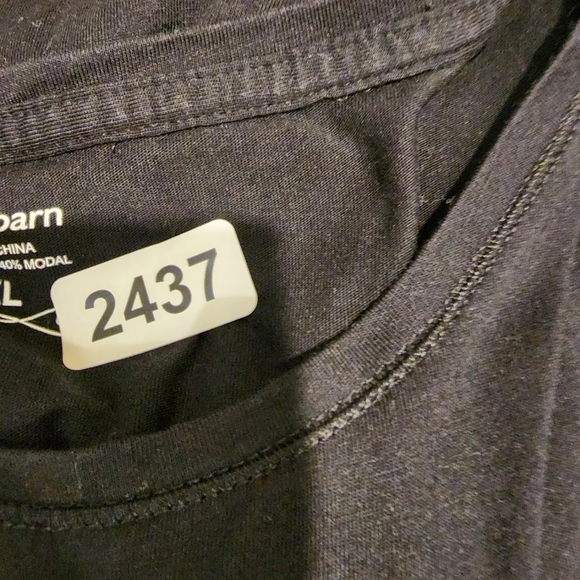 DRESSBARN Women's black Cotton Blend long Sleeves T-shirt size XL - Picture 8 of 8